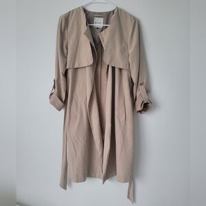 BlendShe Tan Trench Coat Size M